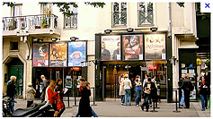 "movie theaters in Rambuteau street ; Paris is the Capital of cinema"