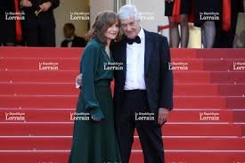 "Paul Verhoeven and his actress in Elle, a French-American thriller, Isabelle Hupert"