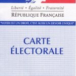 "an electoral card"