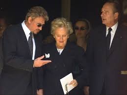 ""a French rock singer - Johnny Hallyday and the Chirac family"