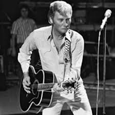 "a French rock singer - Johnny Hallyday in 70's"