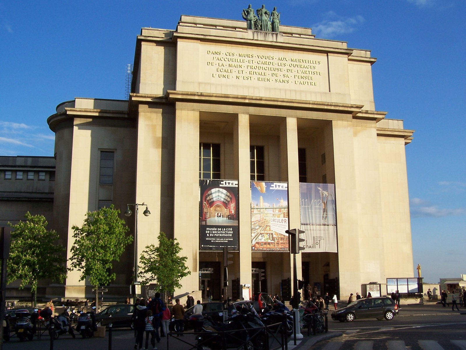 Cité De L Architecture Et Du Patrimoine Palais De Chaillot So French Class likes the National theater Chaillot in Paris