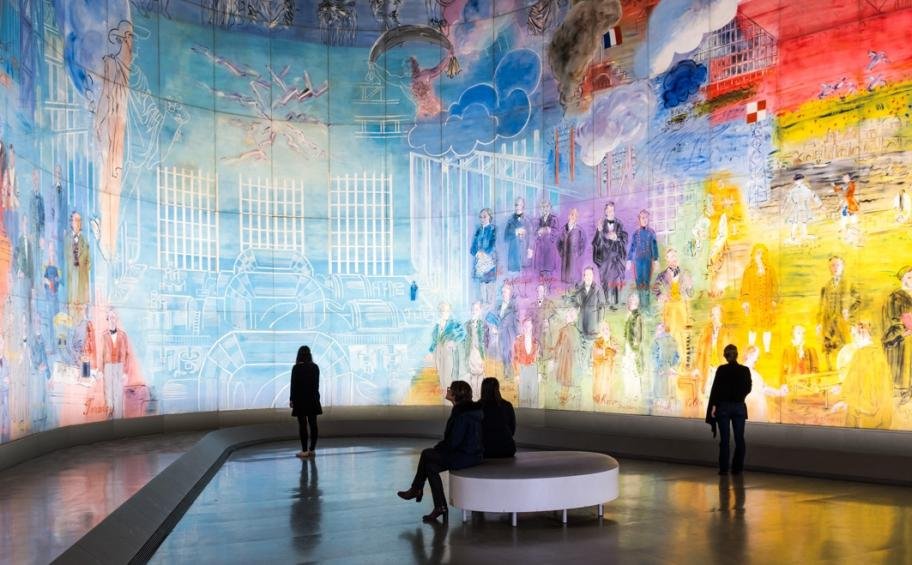 "Parisian Modern Art Museum - La fée électricité of Dufy"