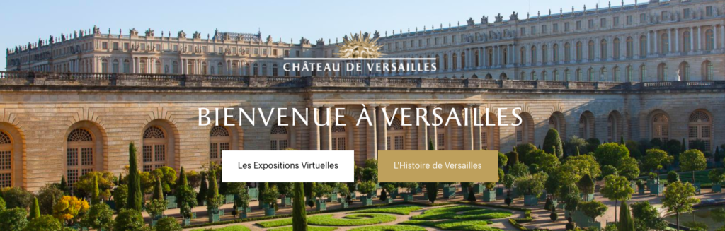 "Visit Paris on your sofa - Versailles"